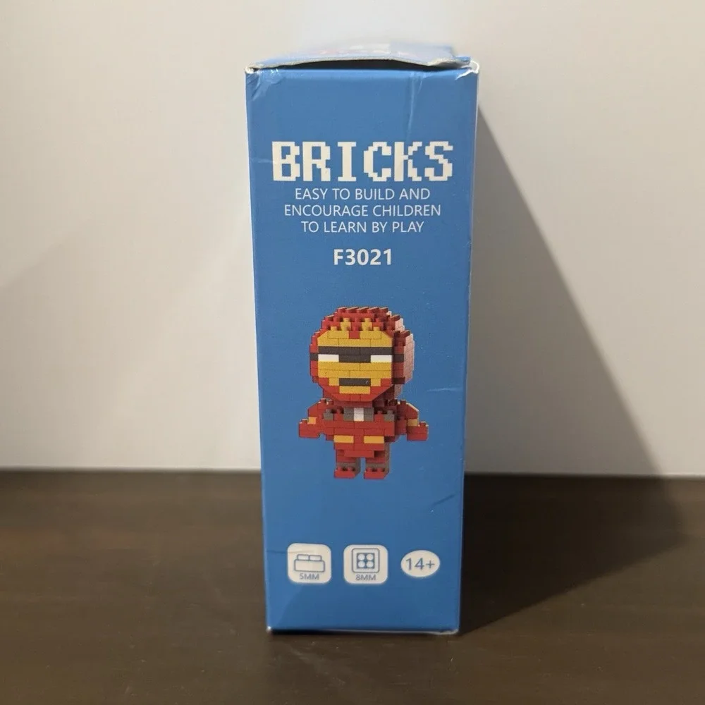 Iron Man Micro Bricks Building Set 179pcs Superhero Blocks DMXC F3021 Marvel New